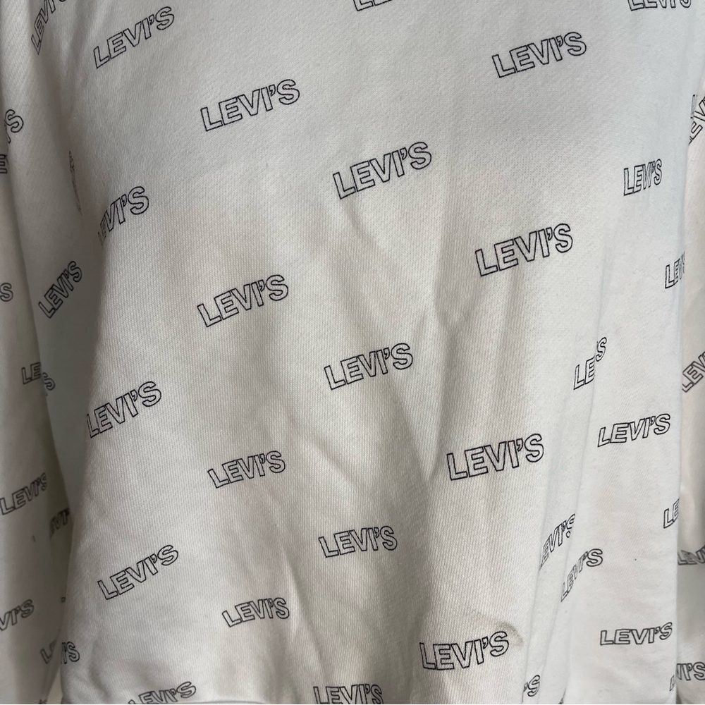 Levi’s Vintage Raglan Sweatshirt White - Picture 5 of 12
